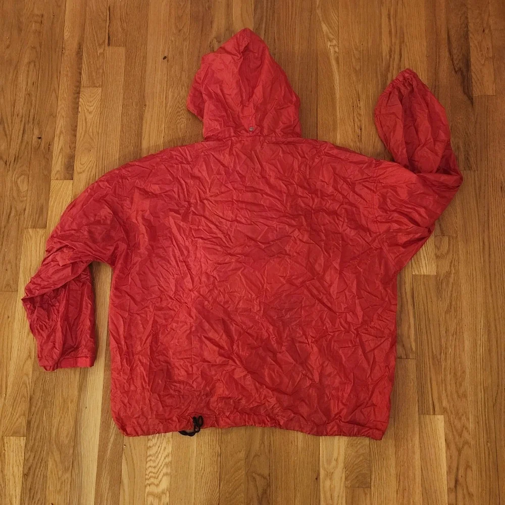 Vintage Marlboro Unlimited Red Pullover Rain Jacket Windbreaker/Bag Size XL - Picture 6 of 14